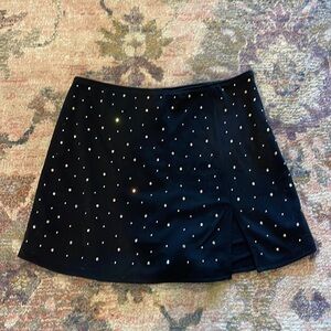 Wild Fable, size Small, black and rhinestones